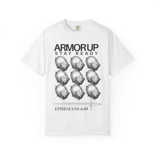 Armor Up (Unisex Garment-Dyed T-shirt)