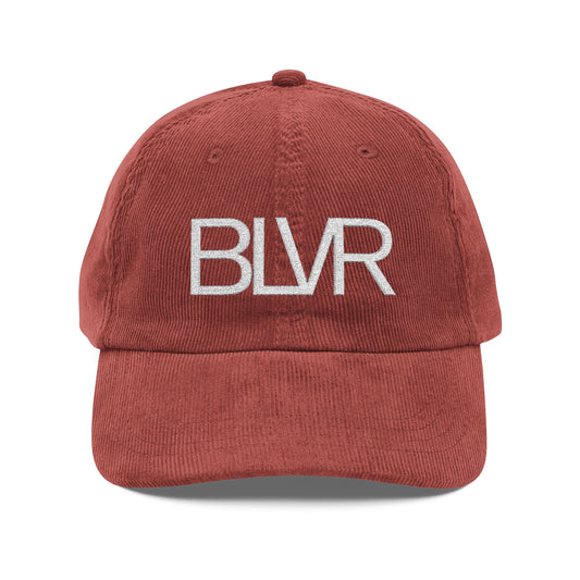BLVR (Vintage Corduroy Cap: Embroidery)