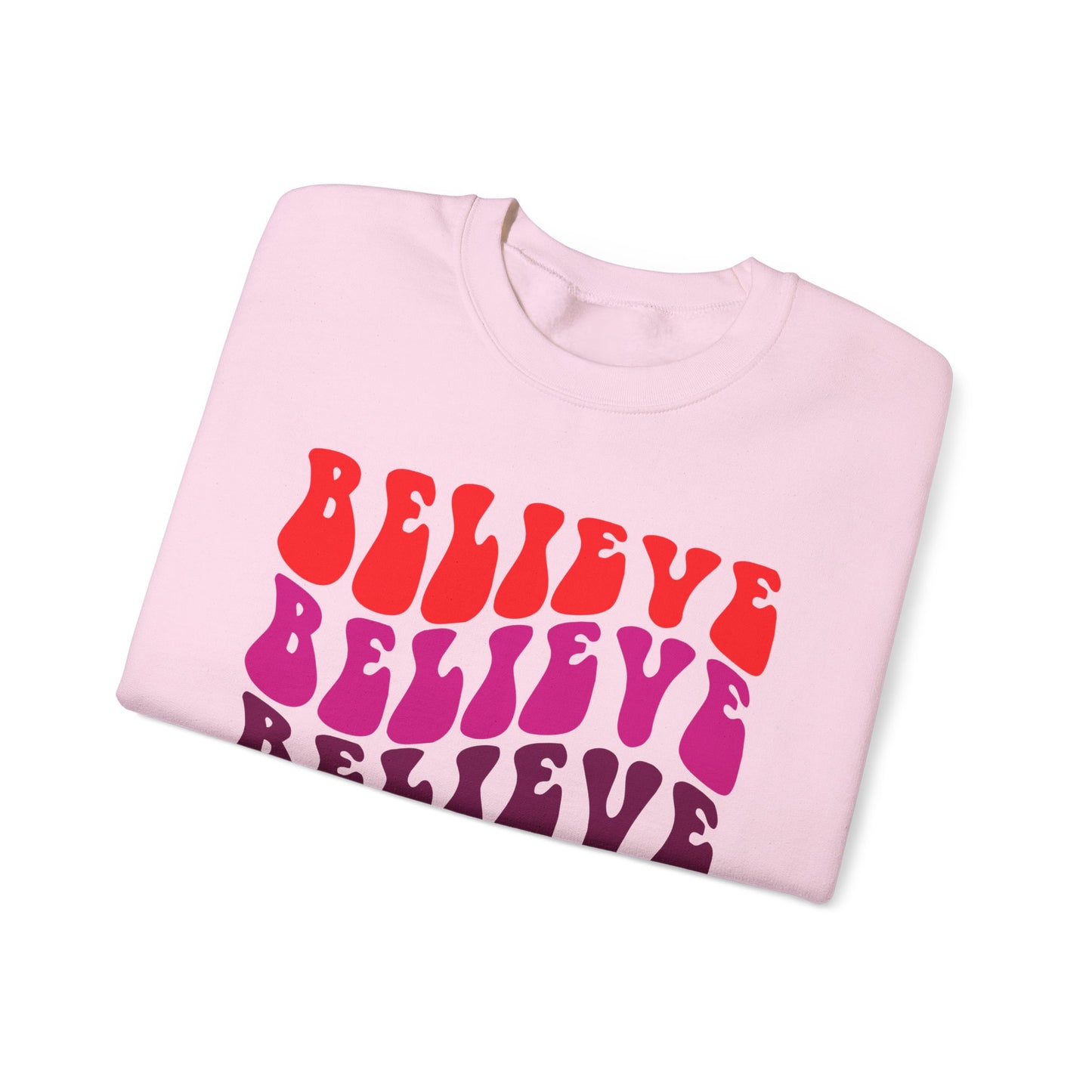 Believe (Unisex Heavy Blend™ Crewneck)