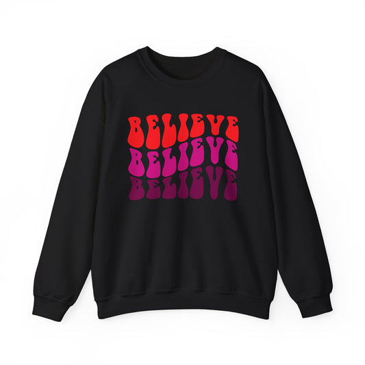 Believe (Unisex Heavy Blend™ Crewneck)