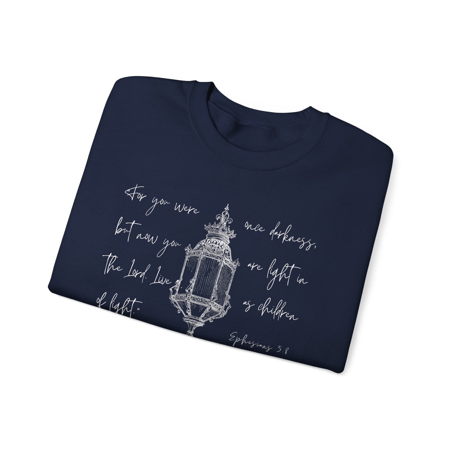 Light in the Lord (Unisex Heavy Blend™ Crewneck Sweatshirt)