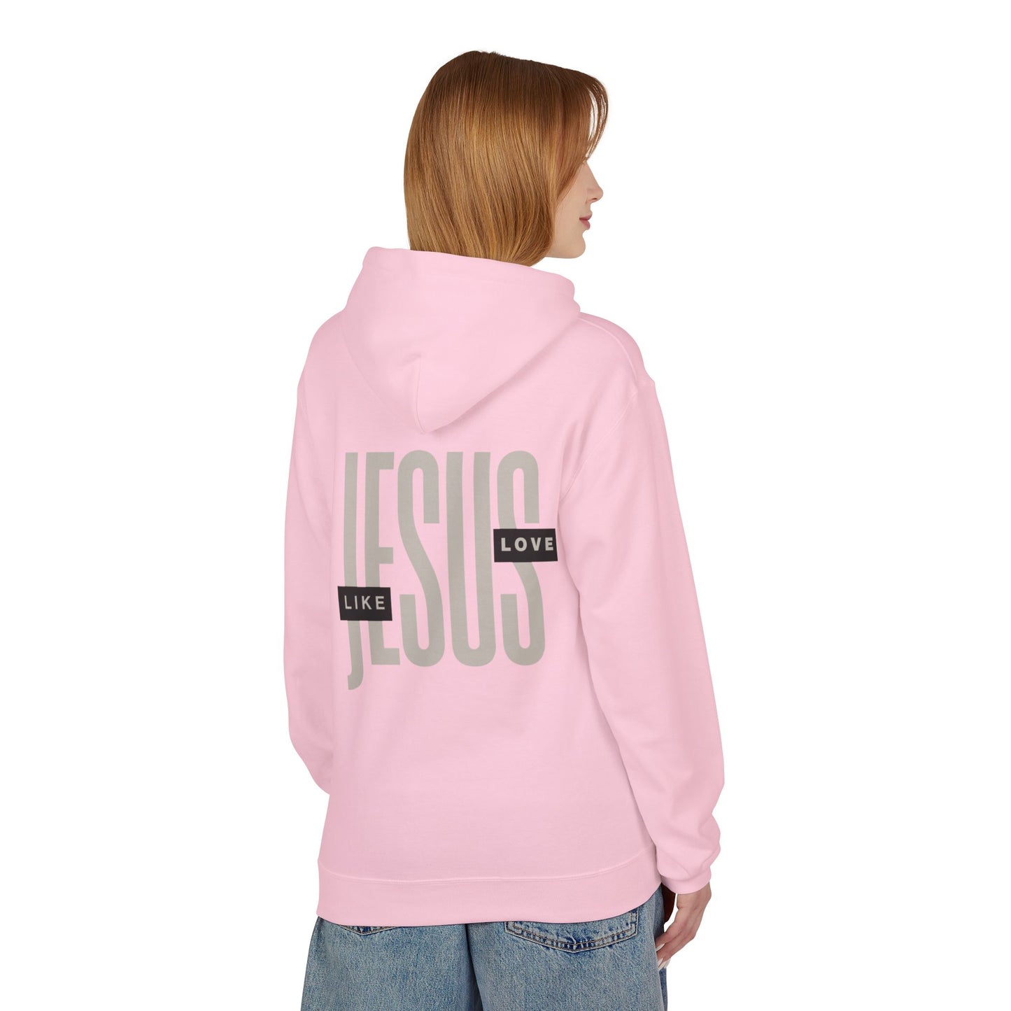 Jesus Love Hoodie — "Like" Graphic Faith Pullover