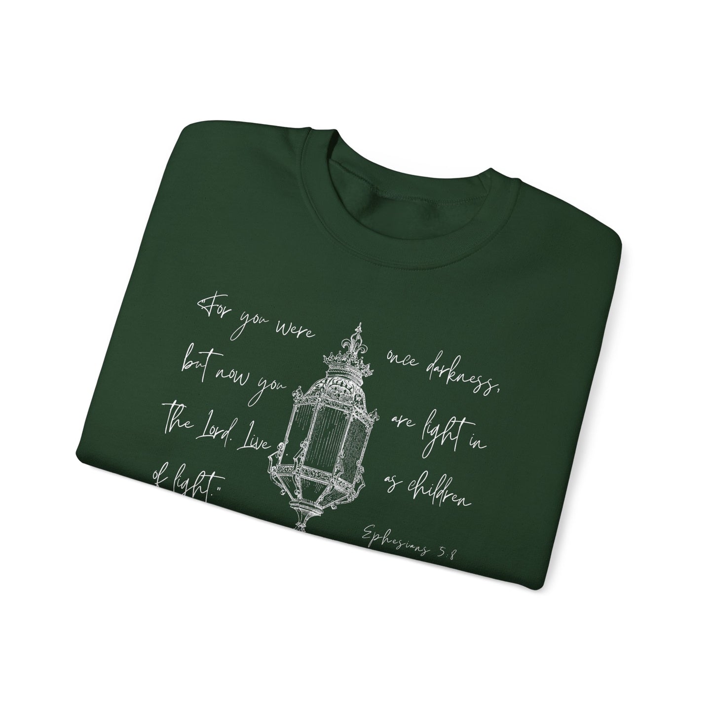 Light in the Lord (Unisex Heavy Blend™ Crewneck Sweatshirt)