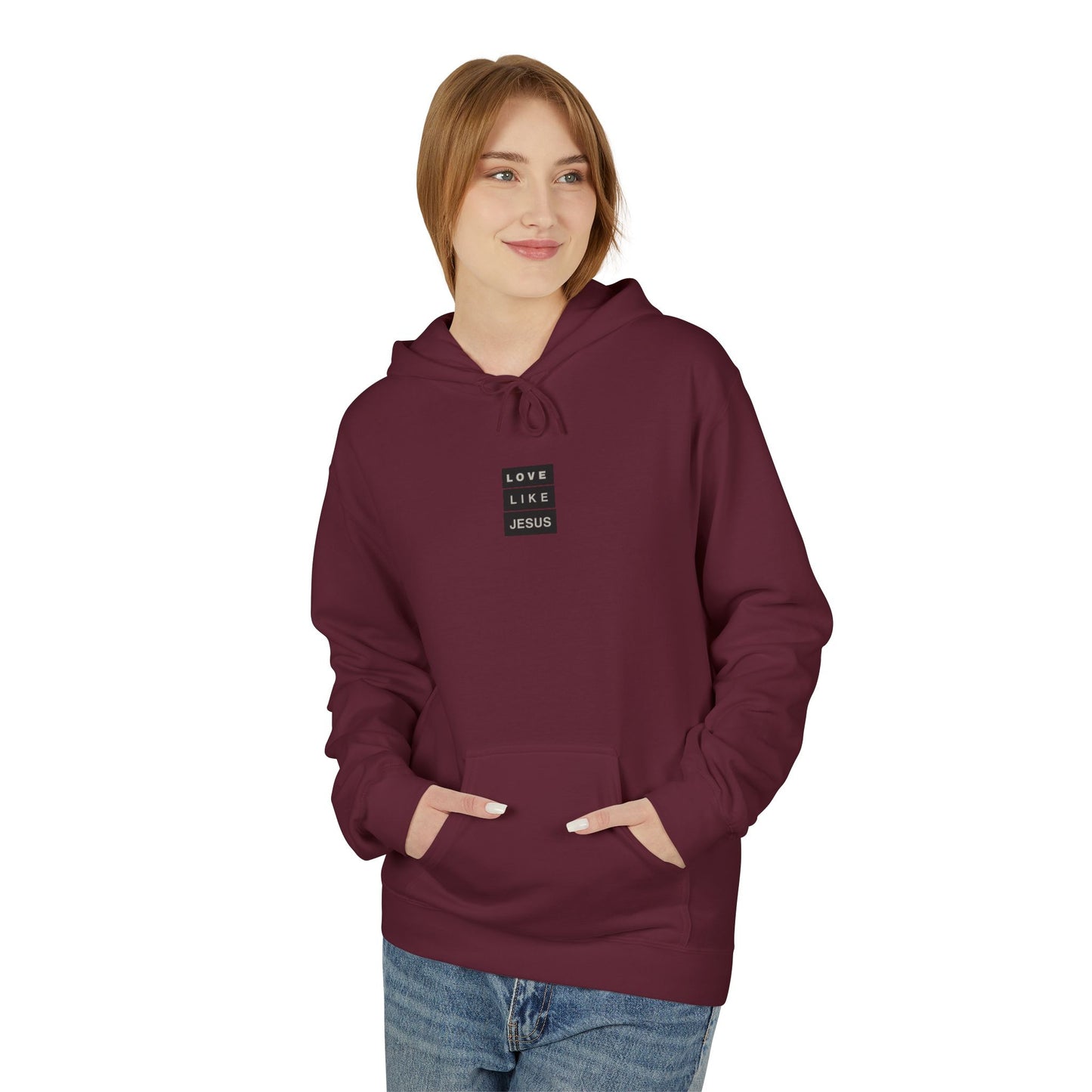 Jesus Love Hoodie — "Like" Graphic Faith Pullover