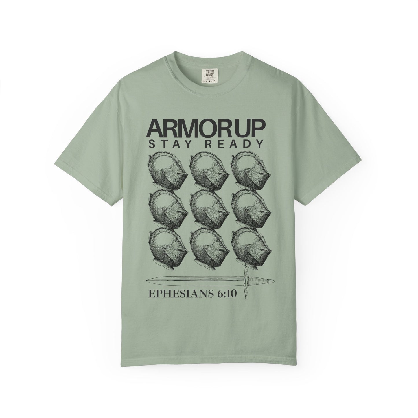 Armor Up (Unisex Garment-Dyed T-shirt)