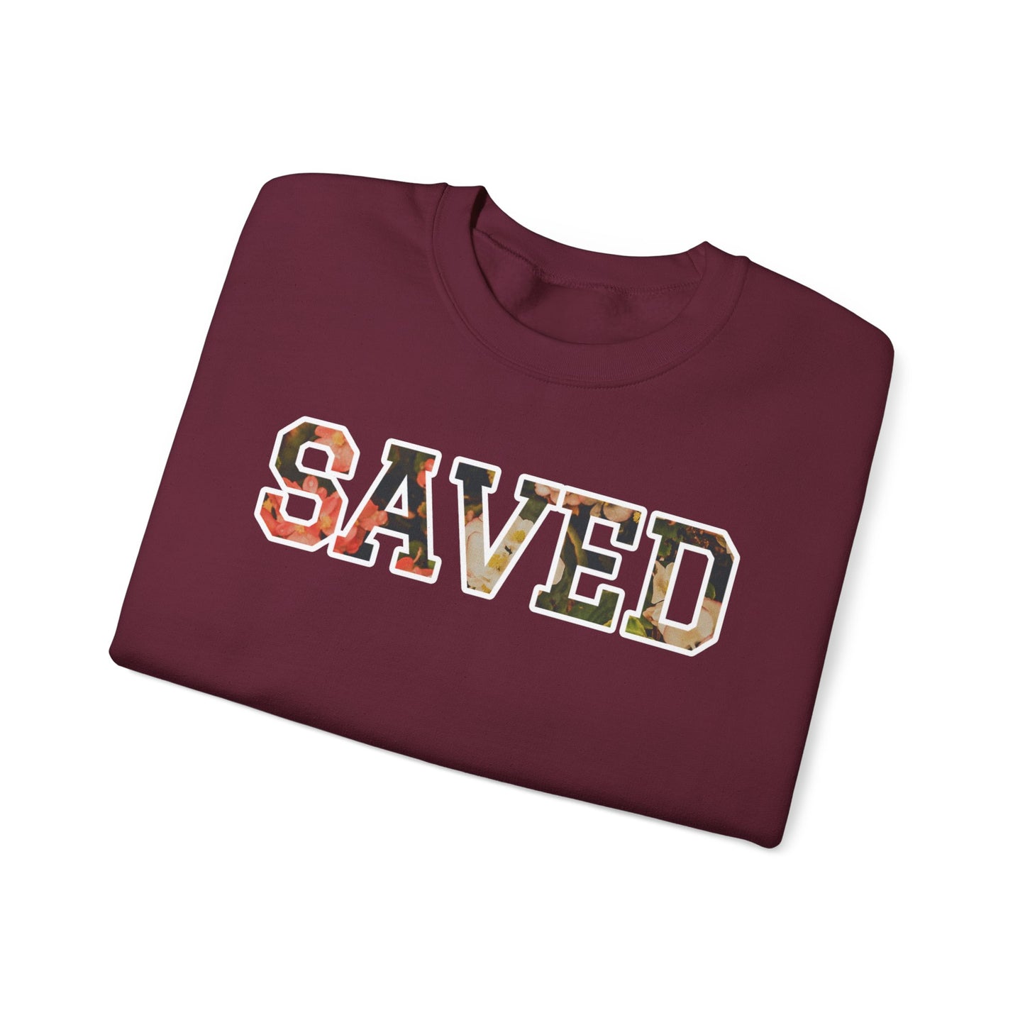 SAVED (Unisex Heavy Blend™ Crewneck Sweatshirt)