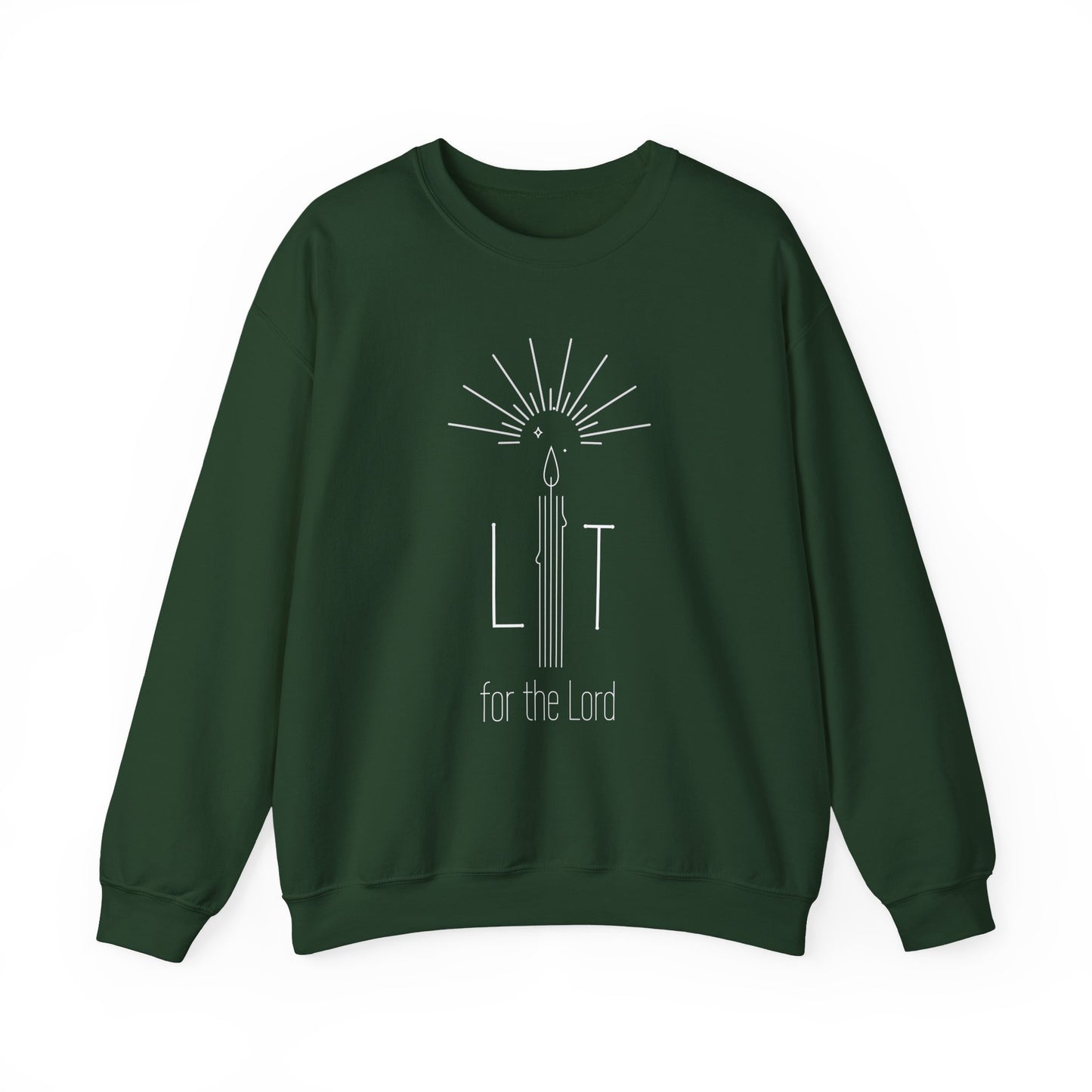 Lit for the Lord (Unisex Heavy Blend™ Crewneck Sweatshirt)