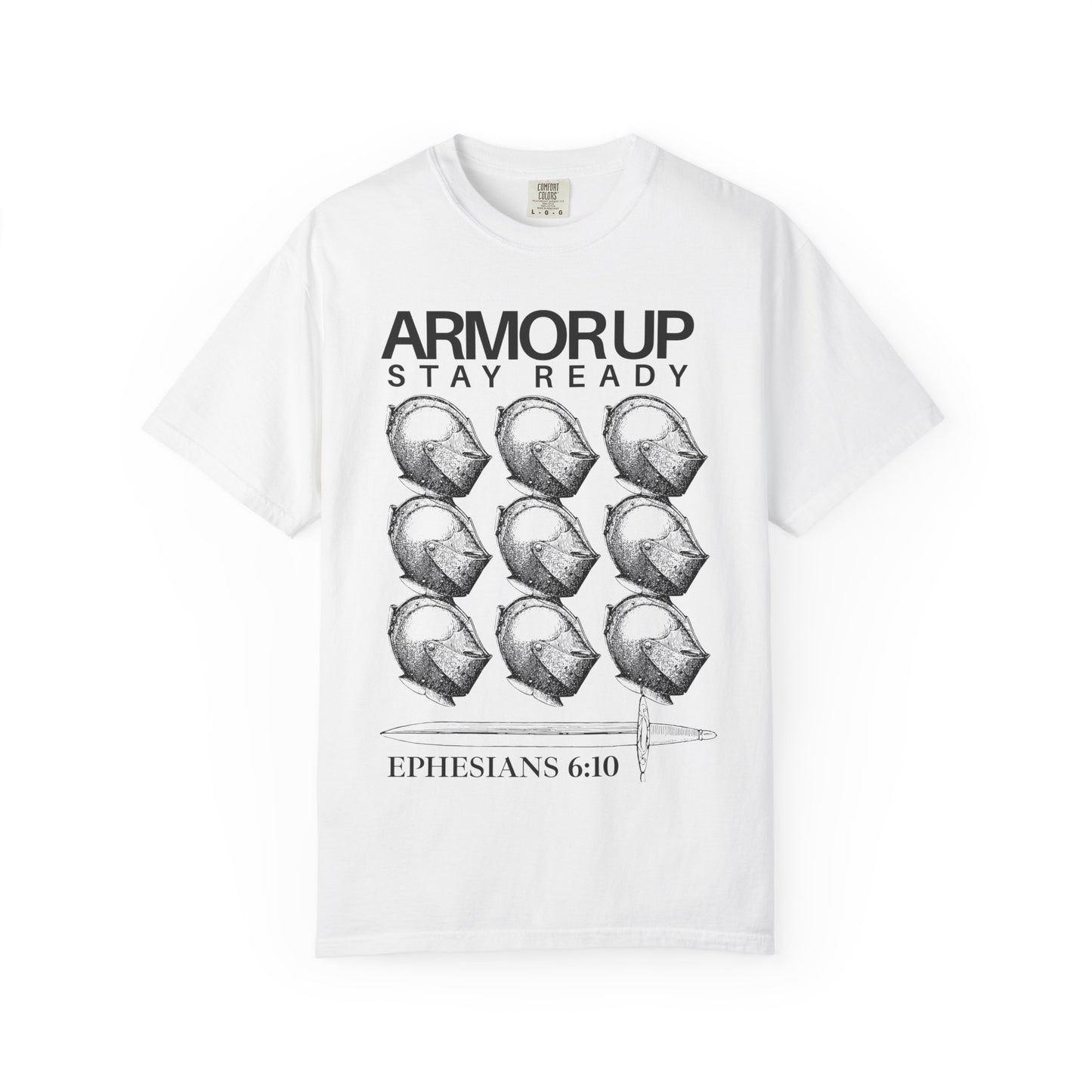 Armor Up (Unisex Garment-Dyed T-shirt)