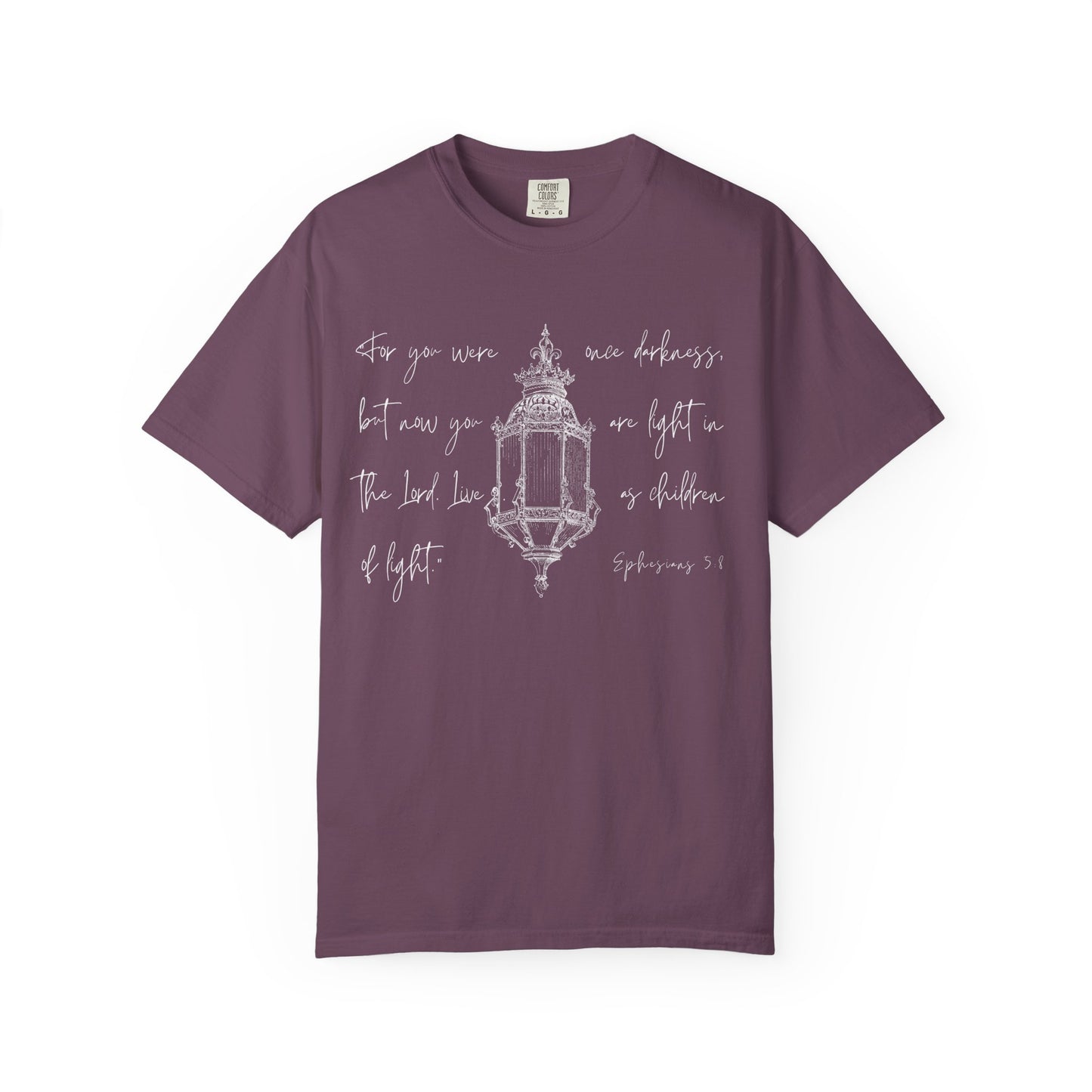 Light in the Lord (Unisex Garment-Dyed T-shirt)
