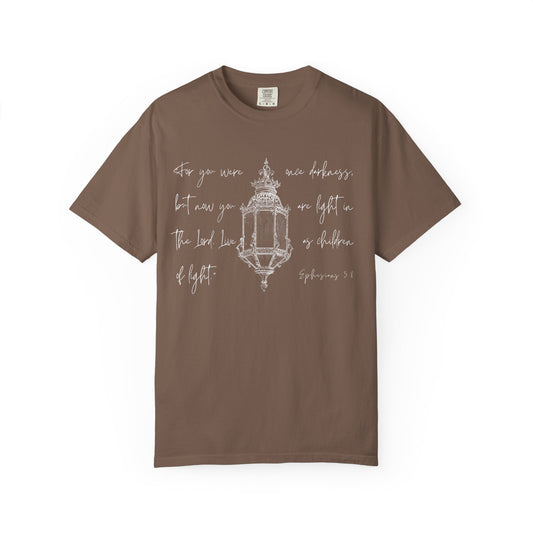 Light in the Lord (Unisex Garment-Dyed T-shirt)