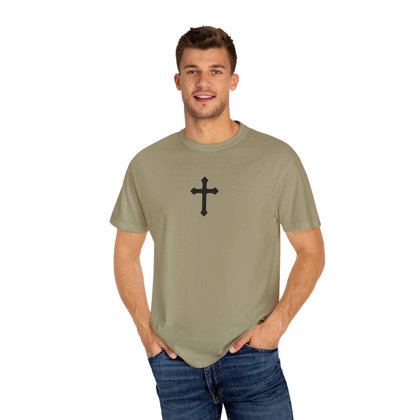 I Pledge Allegiance to the Cross (Unisex Garment-Dyed T-shirt)