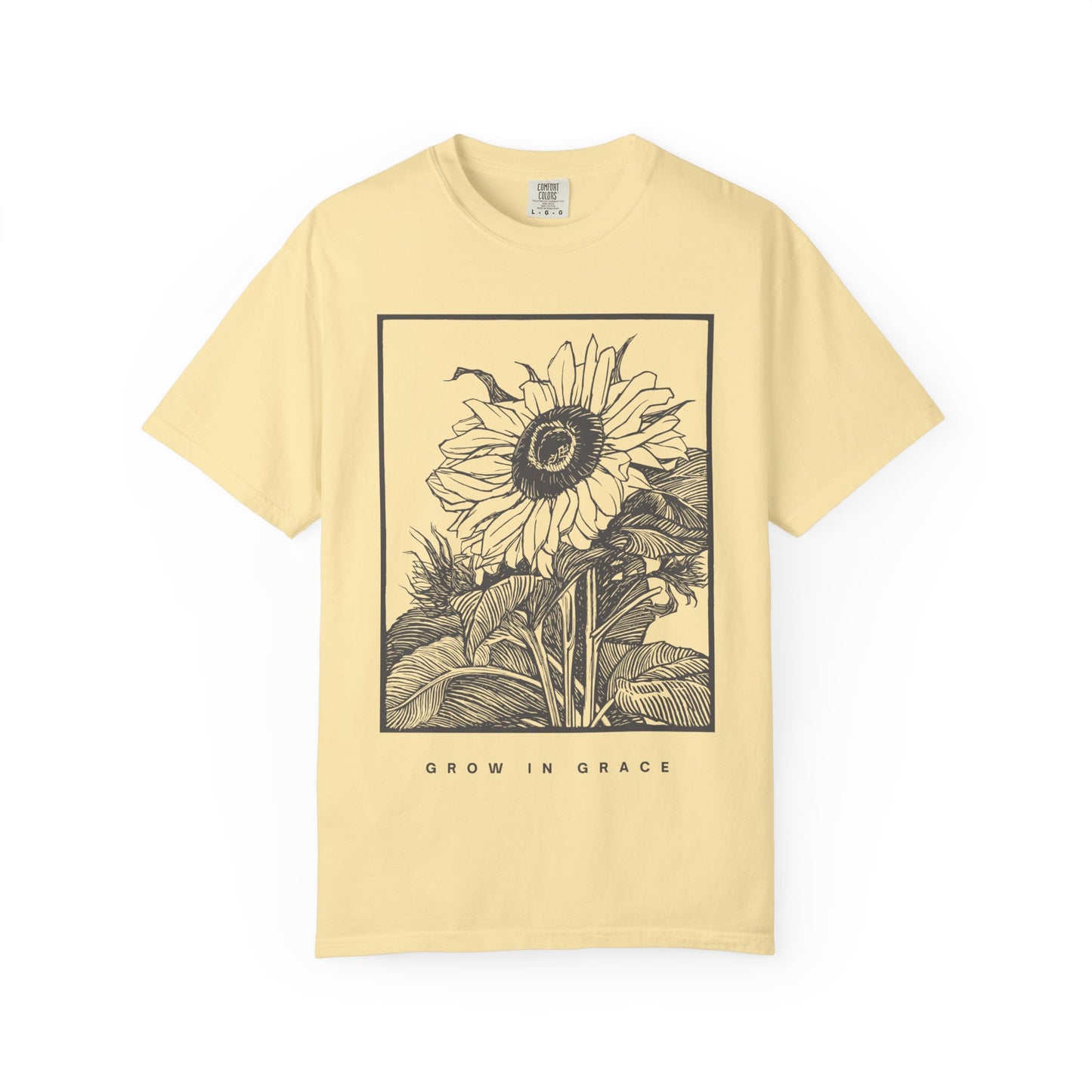 Grow in Grace (Unisex Garment-Dyed T-shirt)
