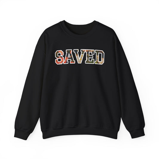 SAVED (Unisex Heavy Blend™ Crewneck Sweatshirt)