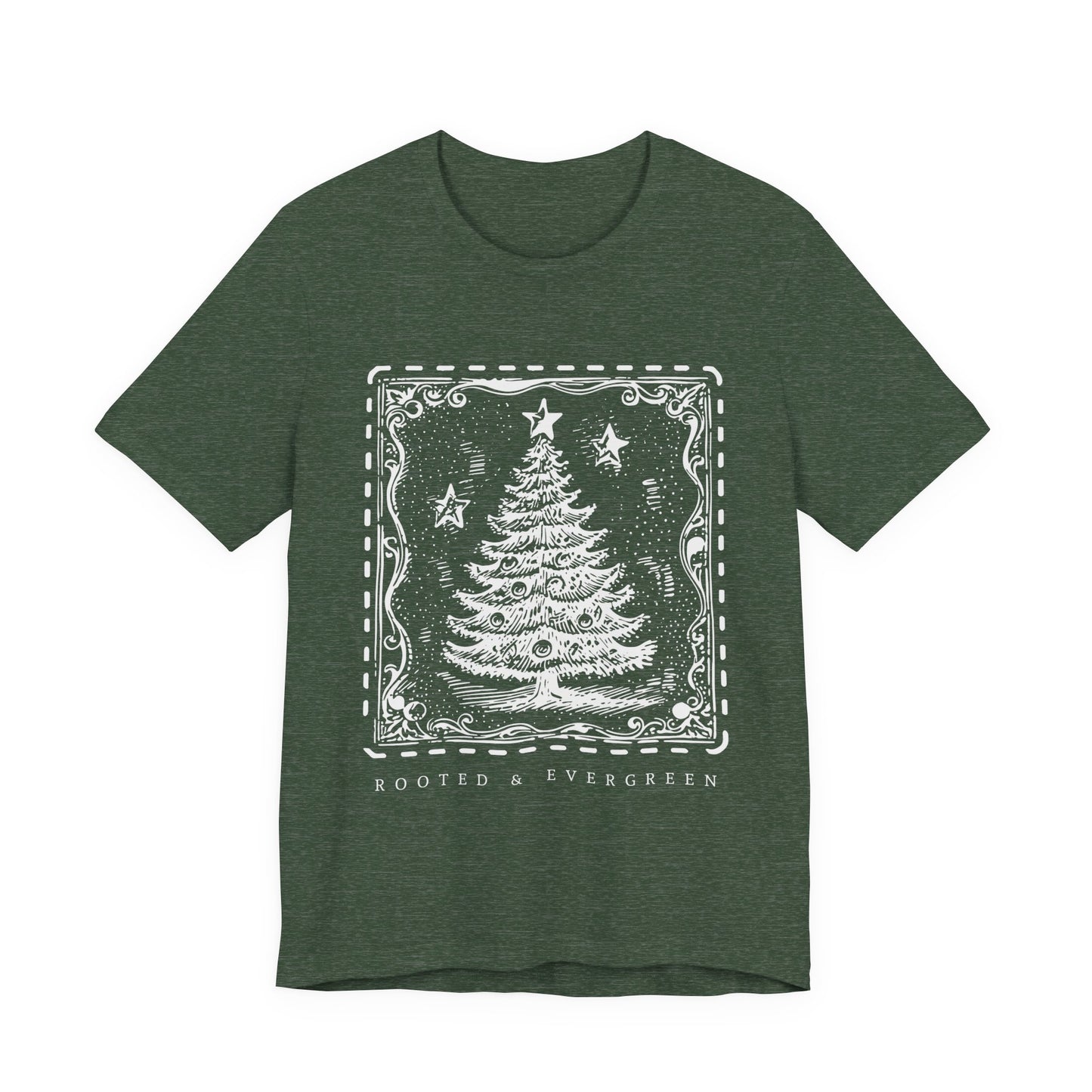 Evergreen Christmas Tree (Unisex Jersey Short Sleeve)