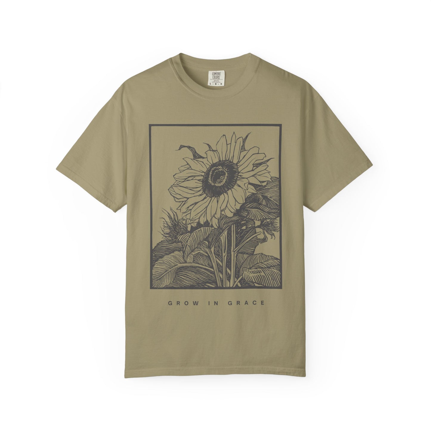 Grow in Grace (Unisex Garment-Dyed T-shirt)