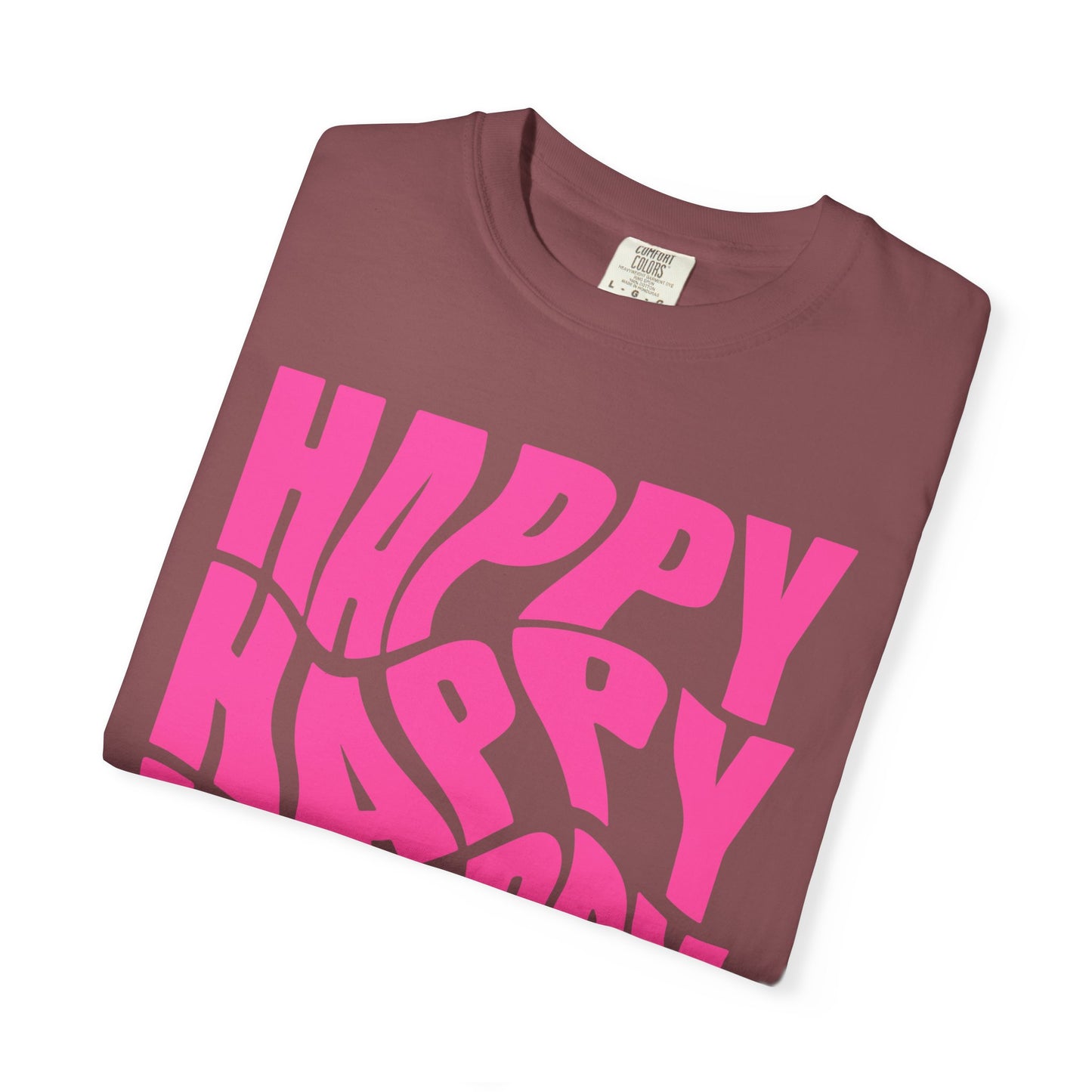 Happy Heart (Unisex Garment-Dyed T-shirt)