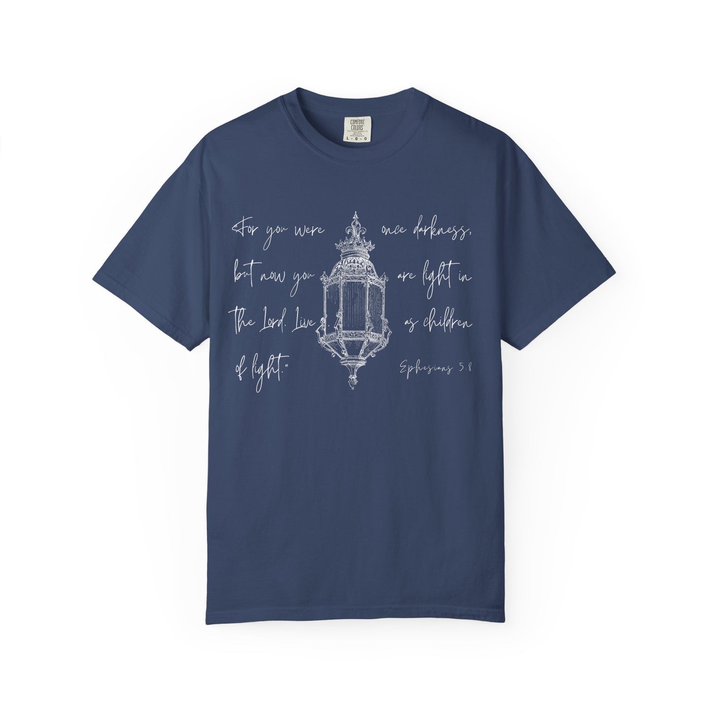 Light in the Lord (Unisex Garment-Dyed T-shirt)