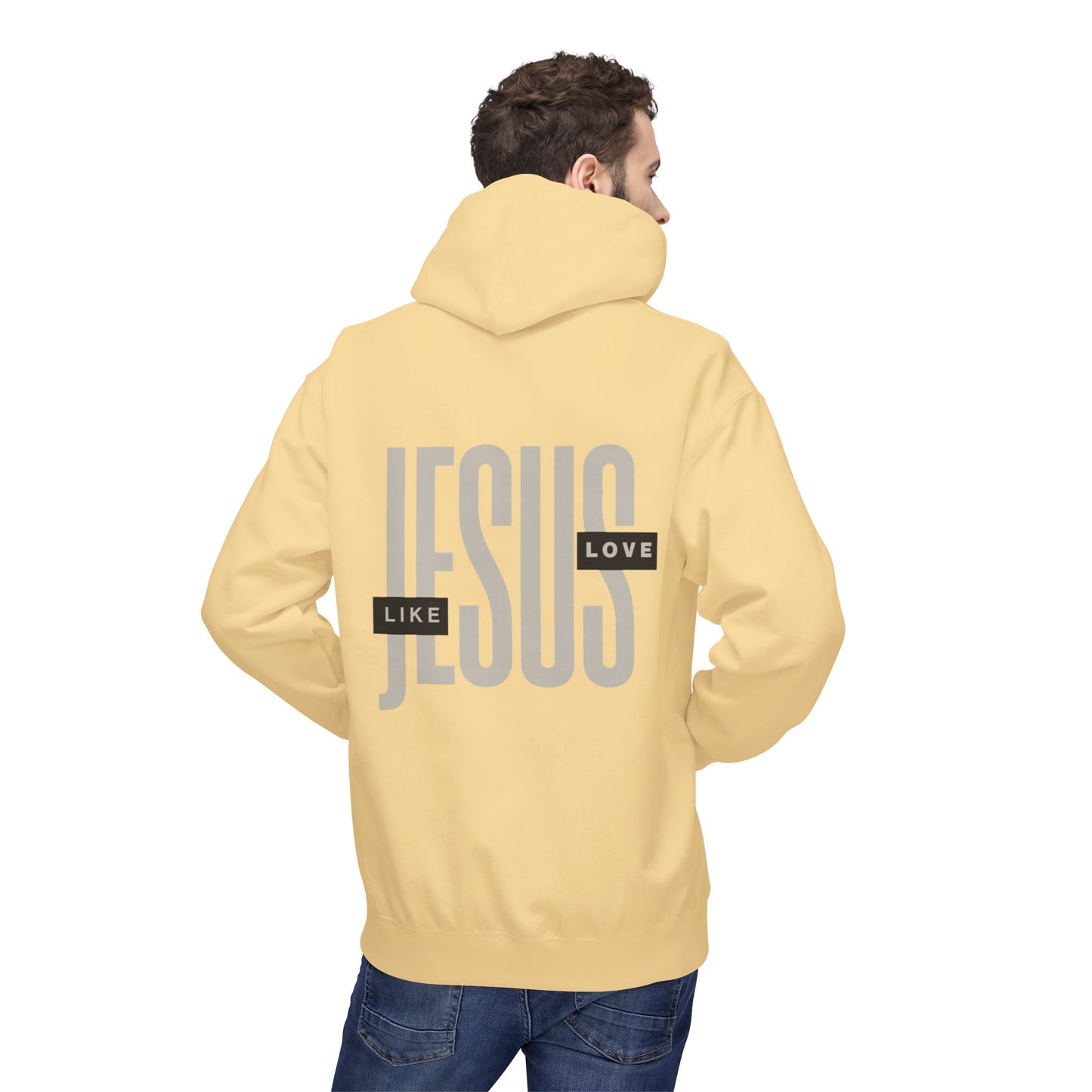 Jesus Love Hoodie — "Like" Graphic Faith Pullover