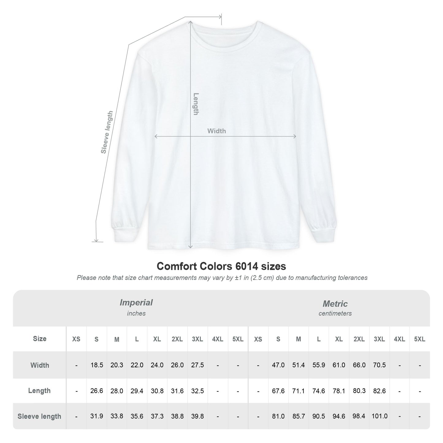 Bloom (Unisex Garment-dyed Long Sleeve T-Shirt)