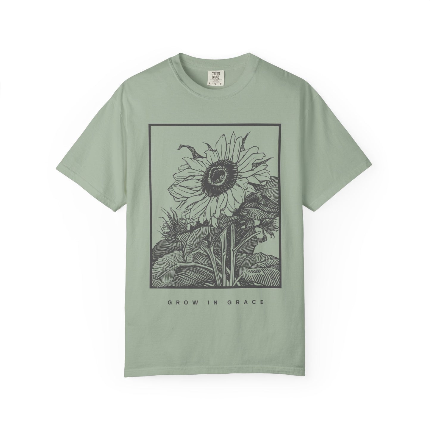 Grow in Grace (Unisex Garment-Dyed T-shirt)