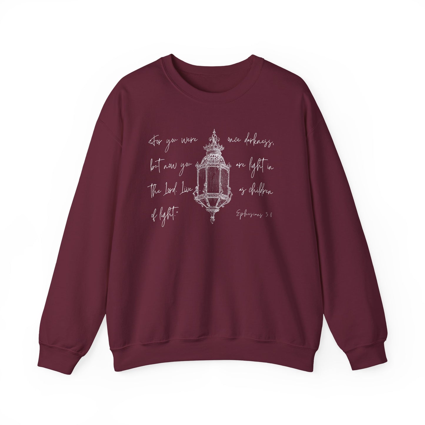 Light in the Lord (Unisex Heavy Blend™ Crewneck Sweatshirt)