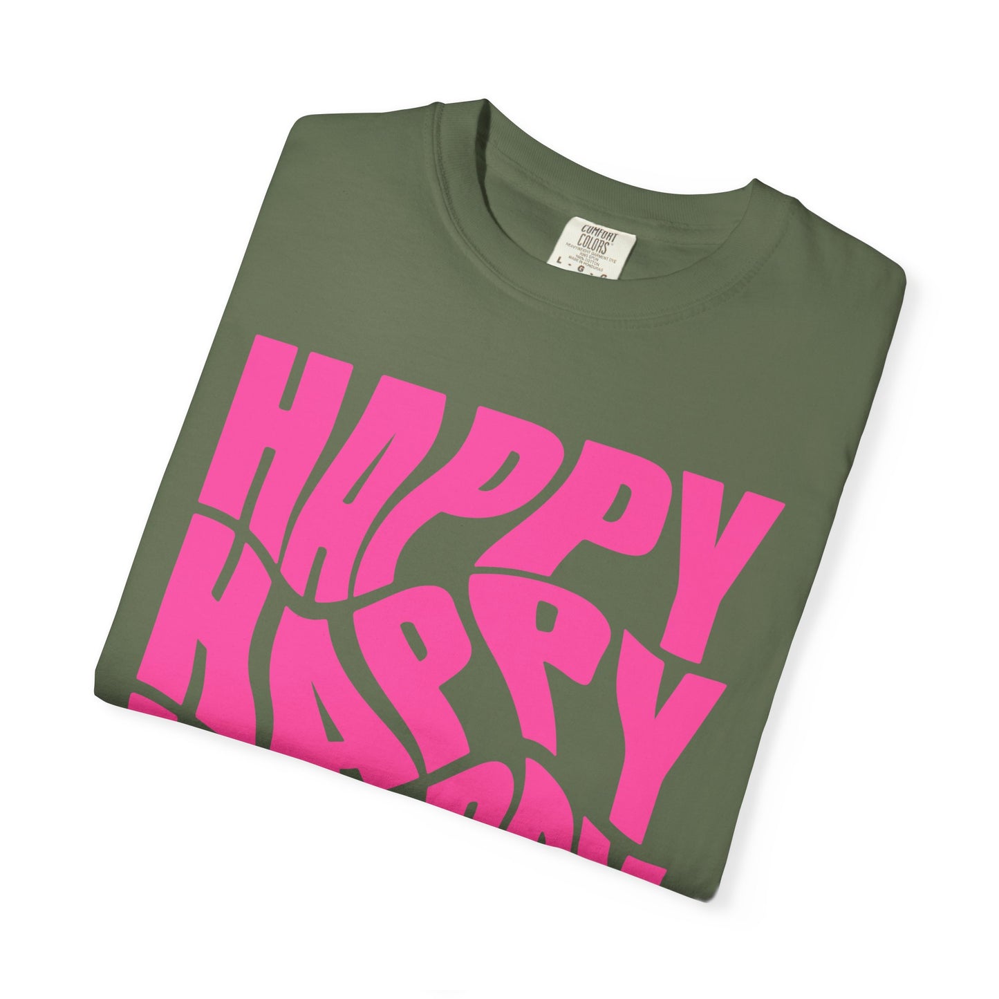 Happy Heart (Unisex Garment-Dyed T-shirt)