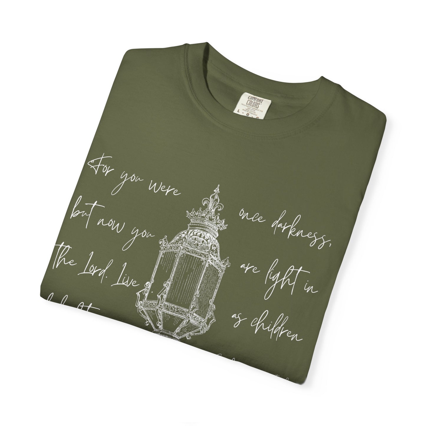 Light in the Lord (Unisex Garment-Dyed T-shirt)