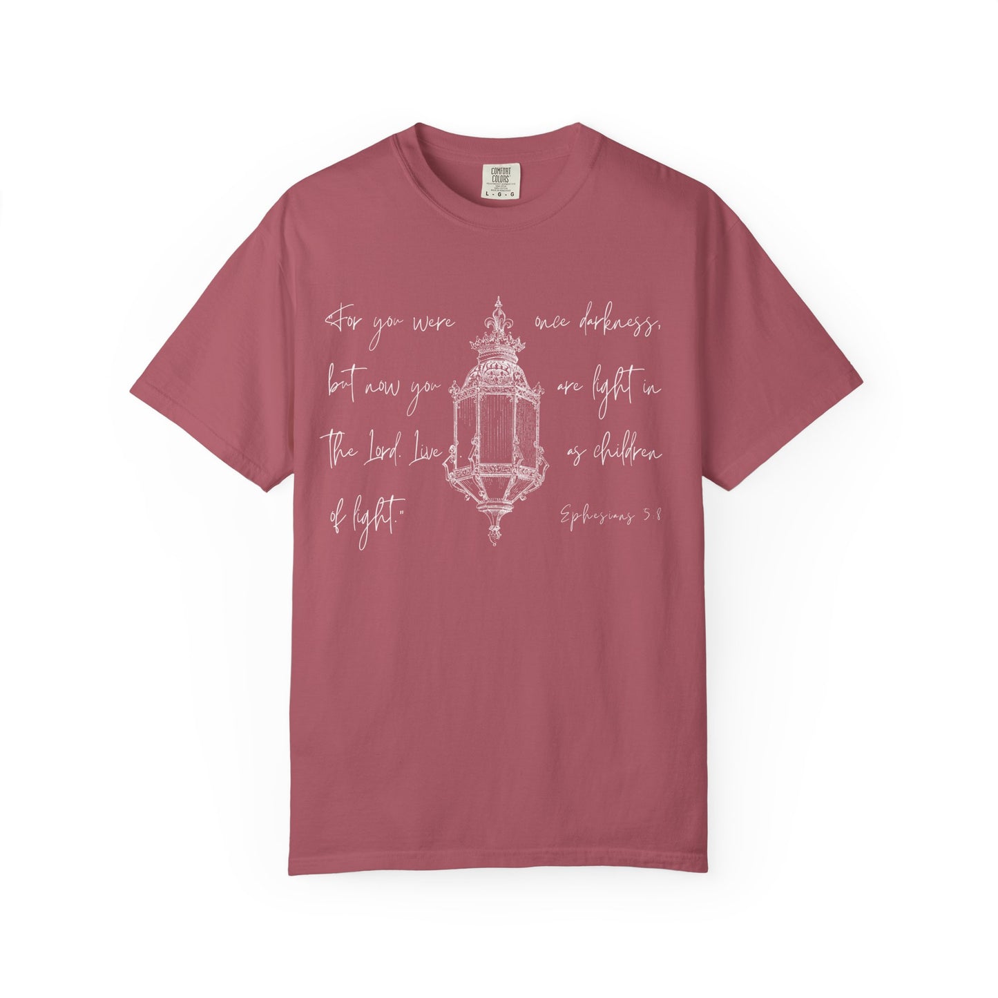 Light in the Lord (Unisex Garment-Dyed T-shirt)