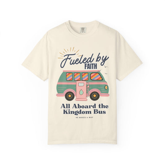Fueled by Faith (Unisex Garment-Dyed T-shirt)