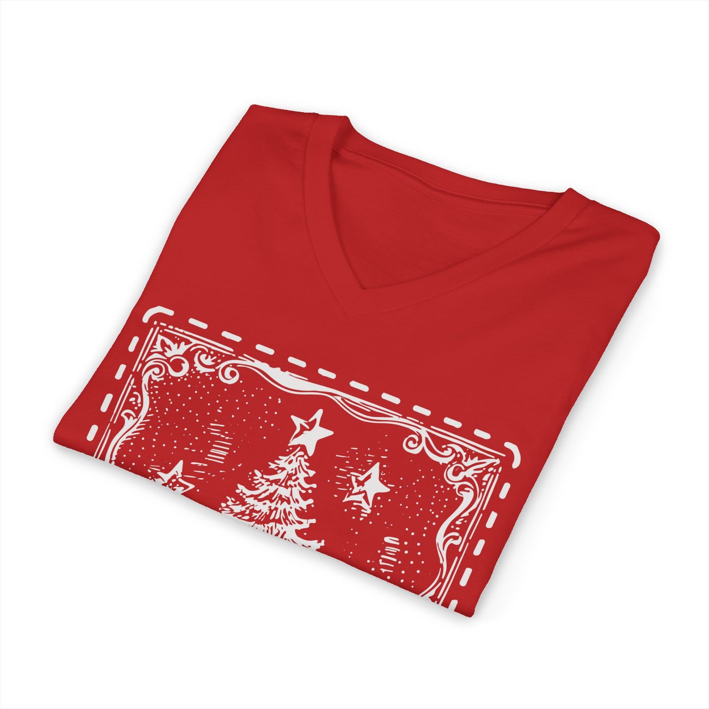 Rooted and Evergreen (Vintage Christmas V-Neck)