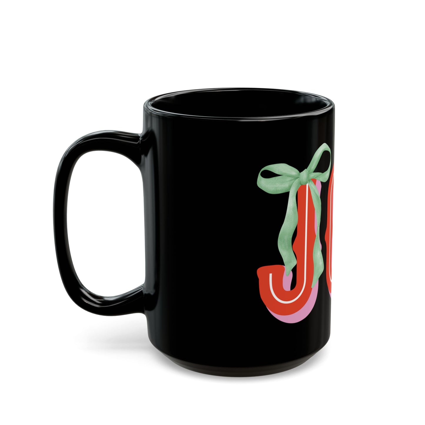 Joyful Black Mug - 11oz & 15oz Coffee Cup
