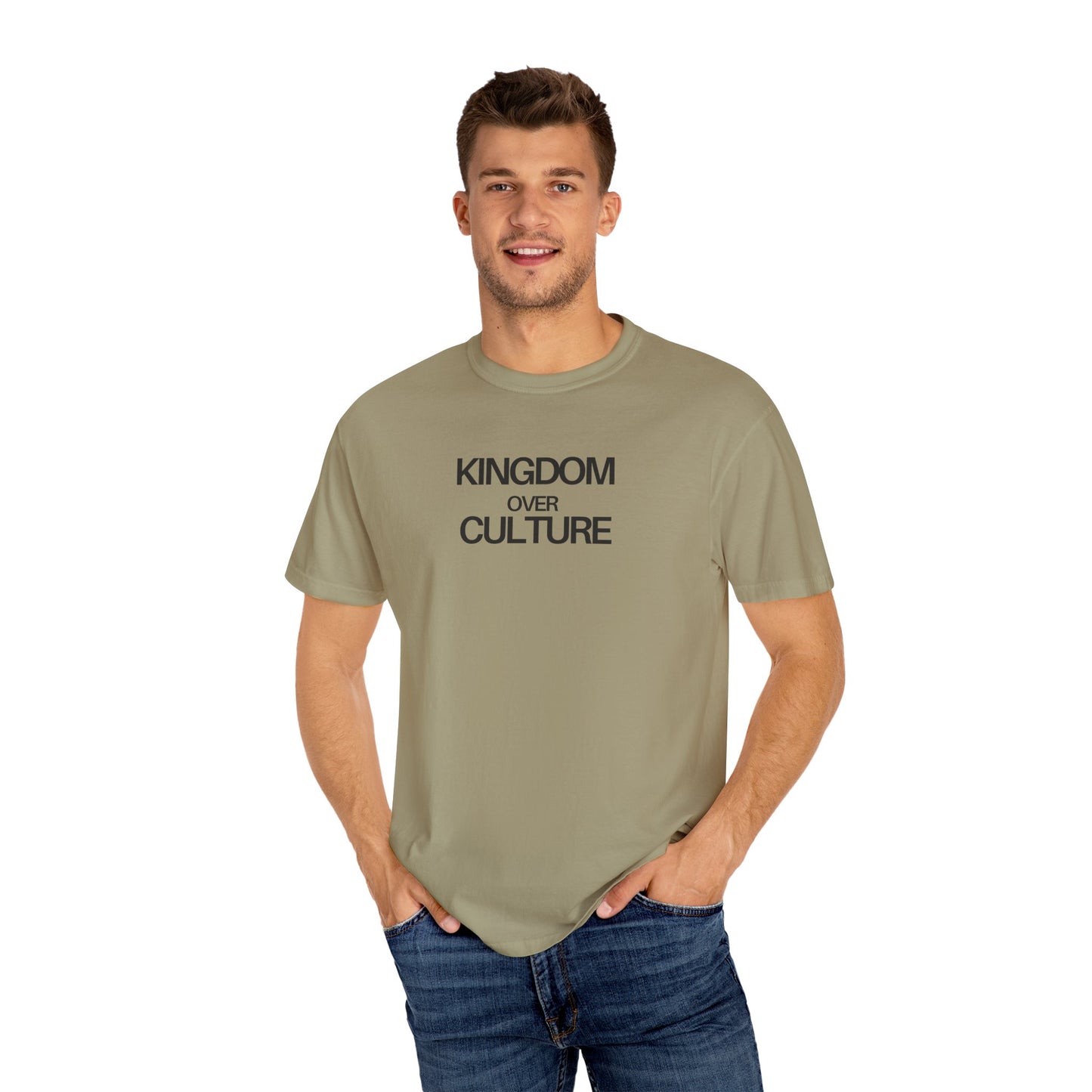 Kingdom Over Culture (Unisex Garment-Dyed T-shirt)