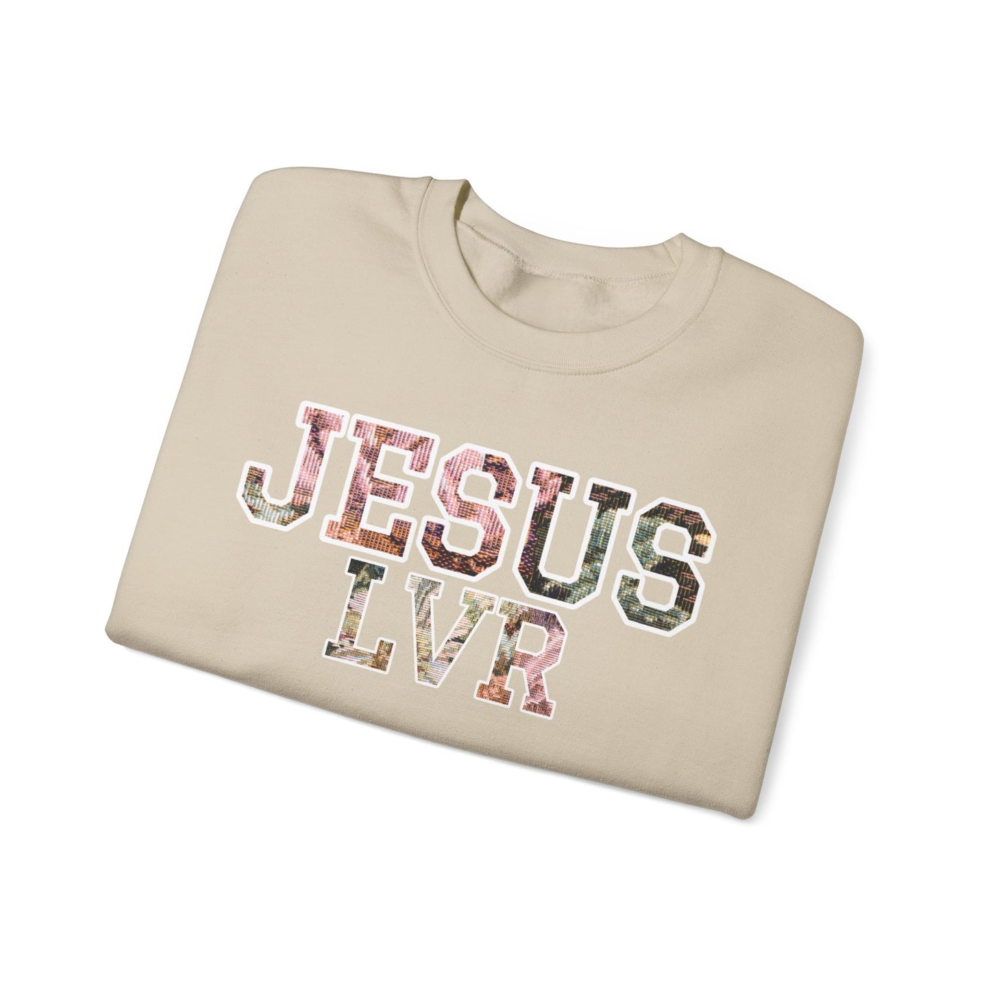 JESUS LVR (Unisex Heavy Blend™ Crewneck Sweatshirt)