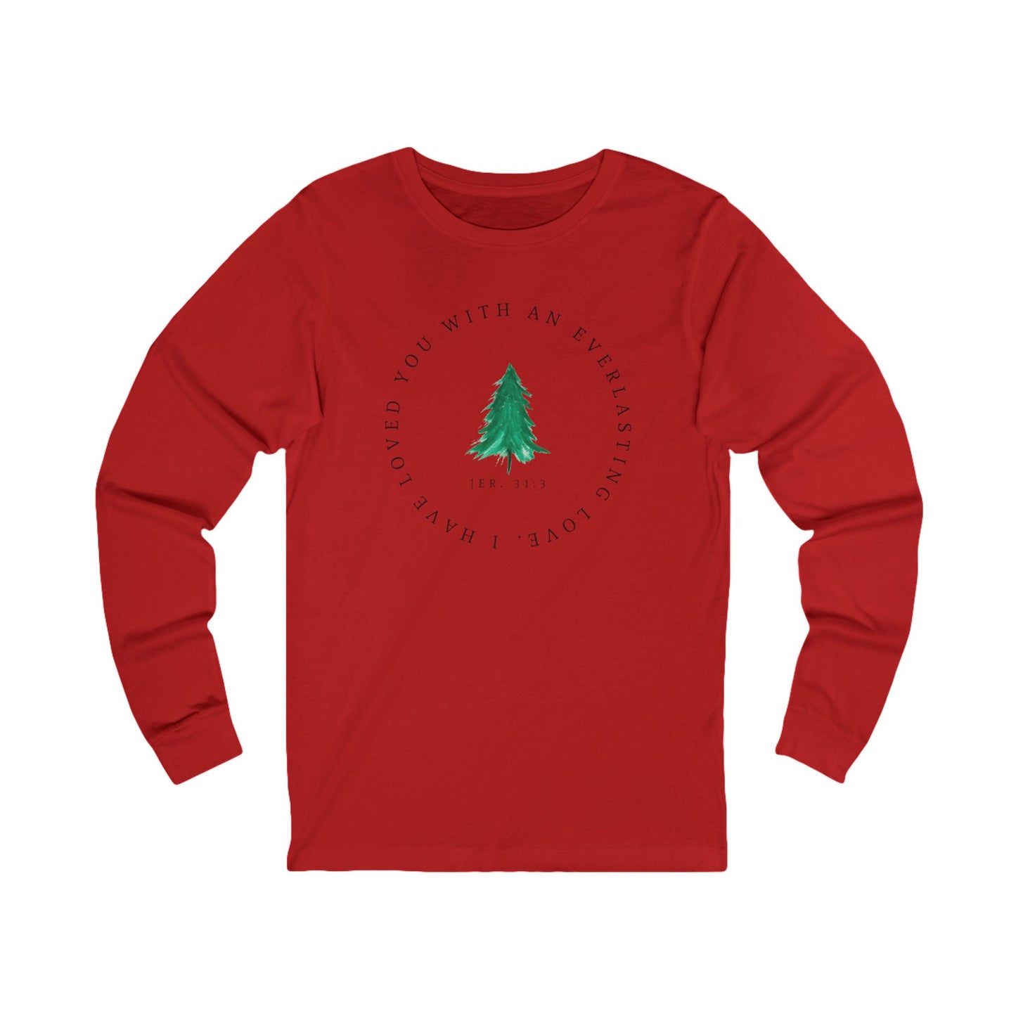Evergreen Love (Unisex Jersey Long Sleeve Tee)