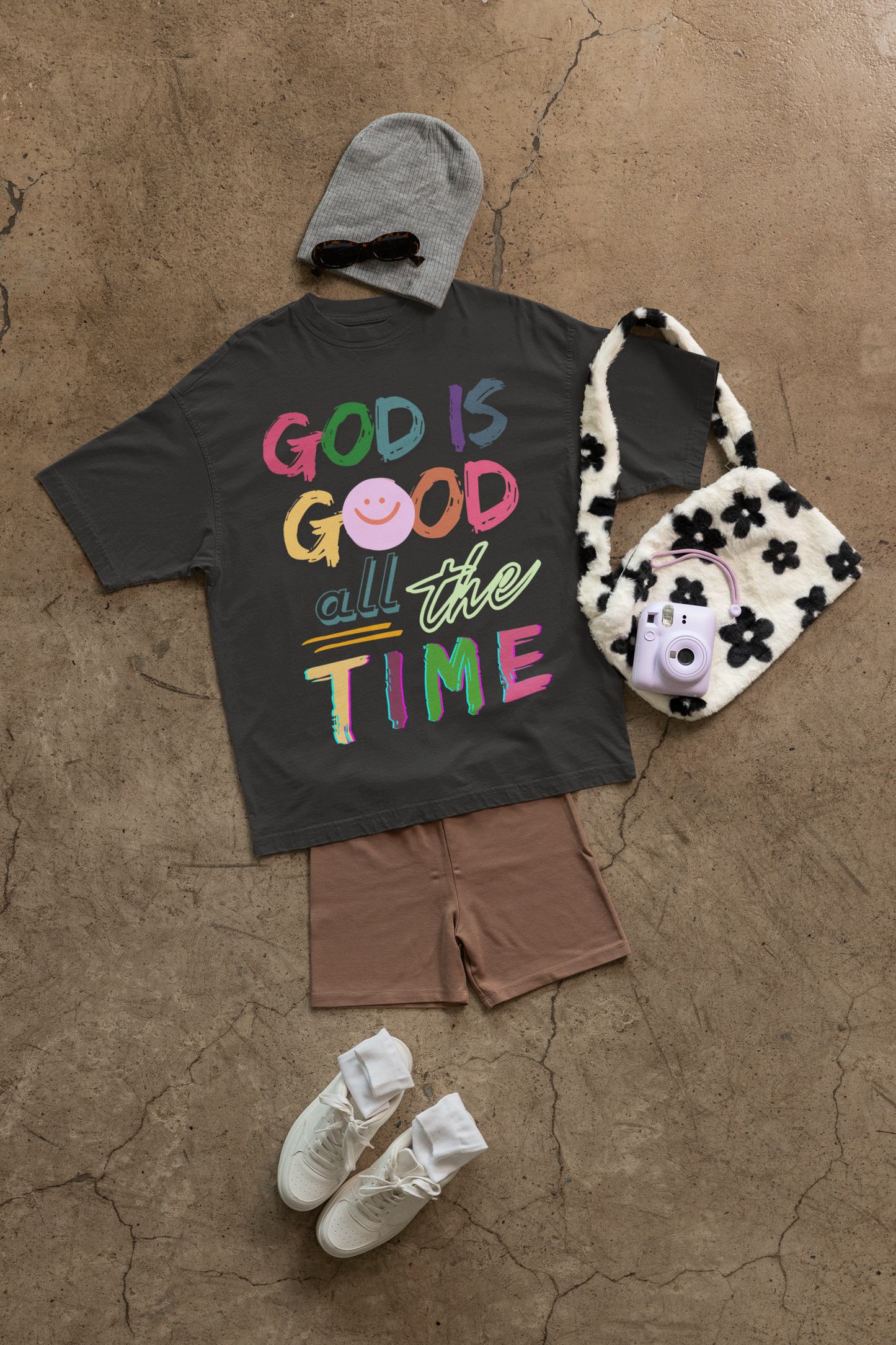 God Is Good All The Time (Unisex Garment-Dyed T-shirt)