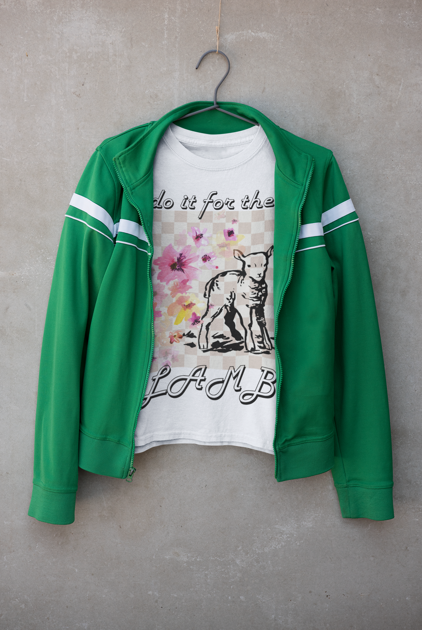 Do It For The Lamb (Unisex Garment-Dyed T-shirt)