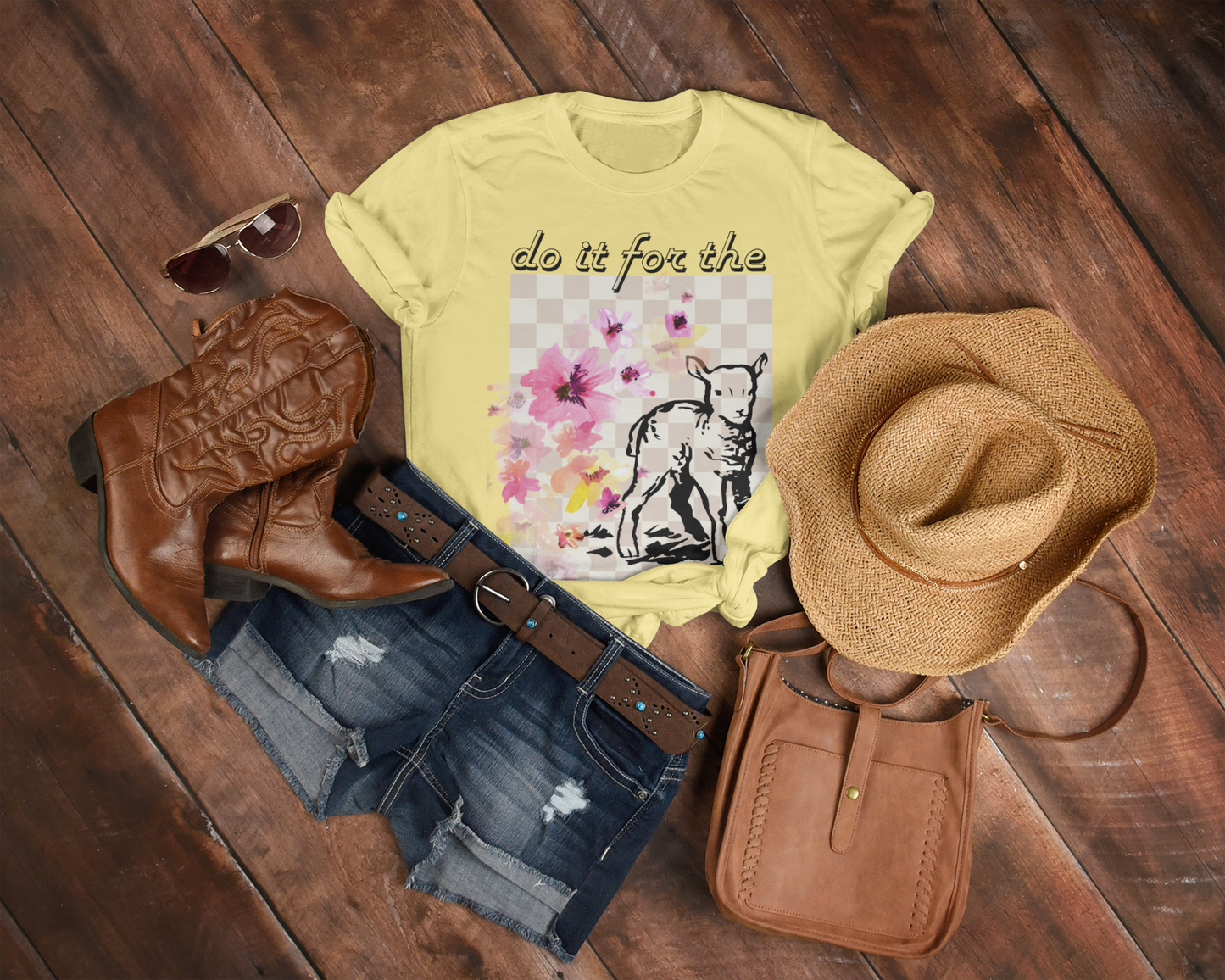 Do It For The Lamb (Unisex Garment-Dyed T-shirt)