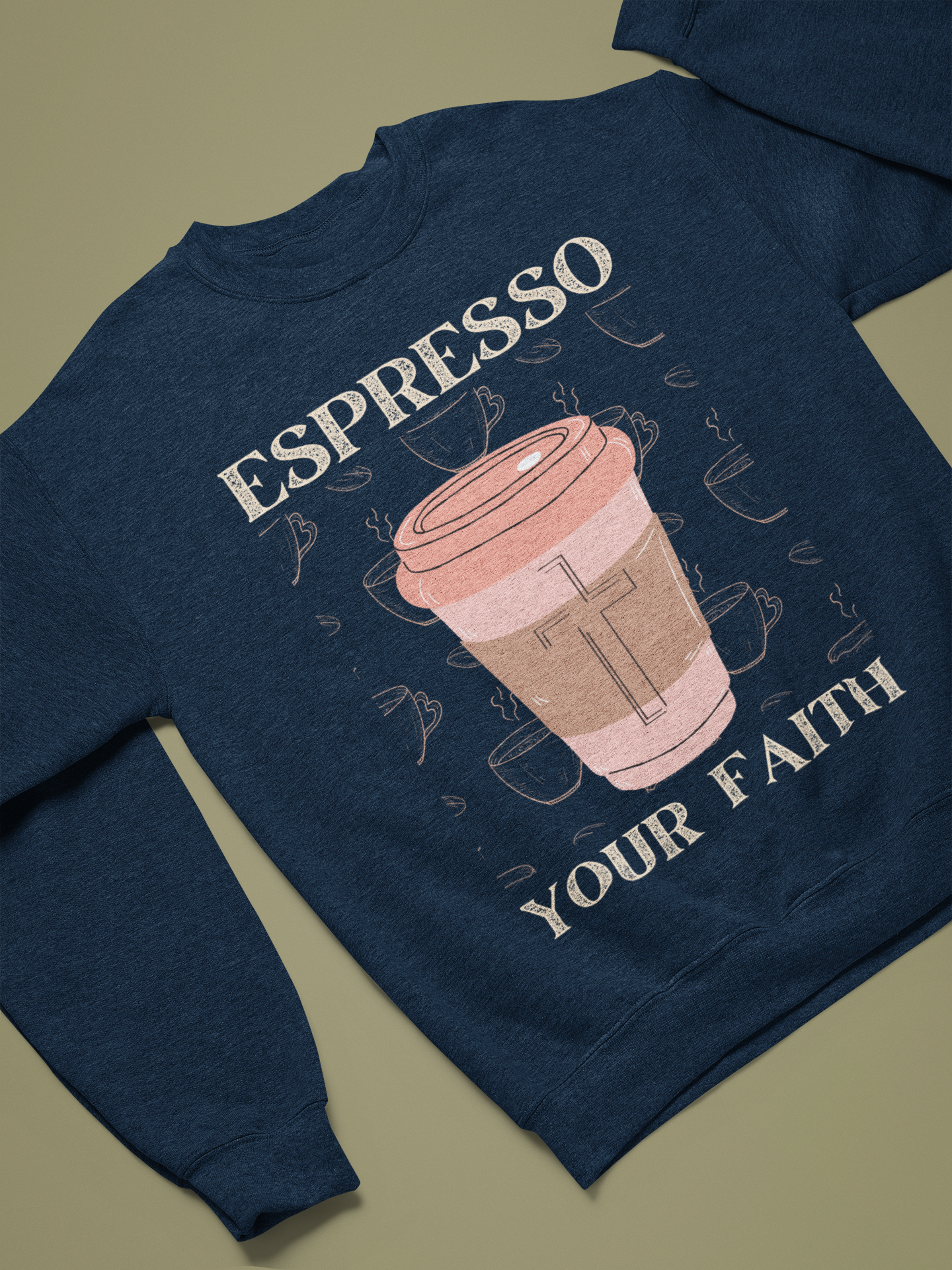 Espresso Your Faith (Unisex Heavy Blend™ Crewneck Sweatshirt)