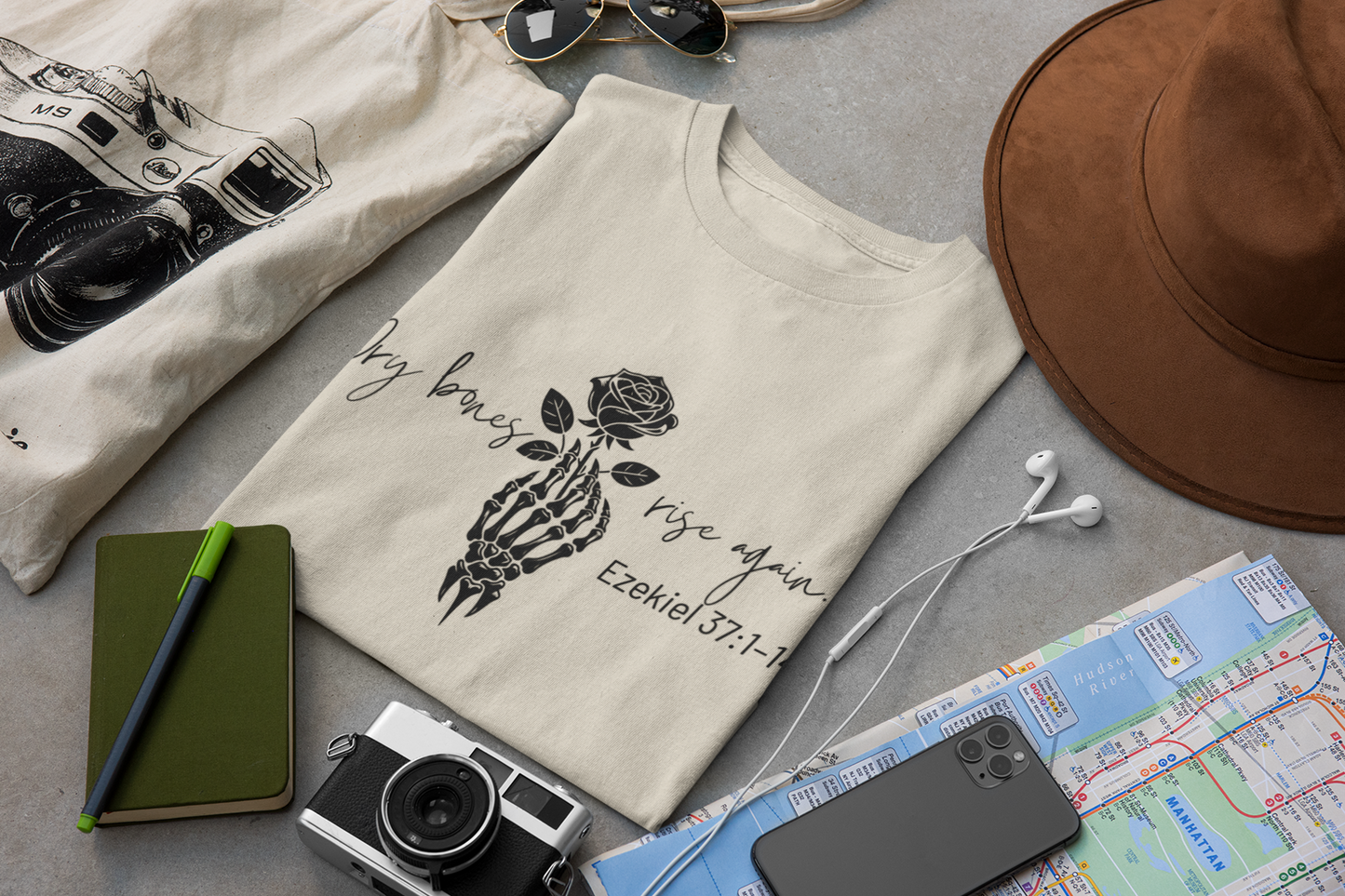 Dry Bones Rise Again (Unisex Garment-Dyed T-shirt)