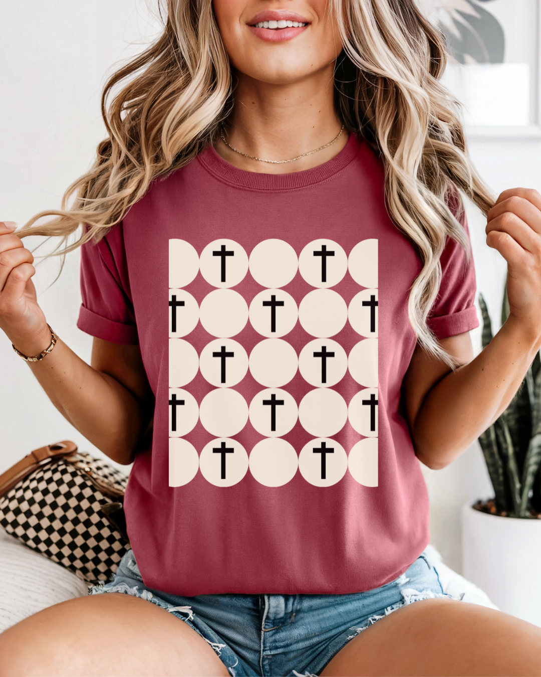 The Cross (Unisex Garment-Dyed T-shirt)