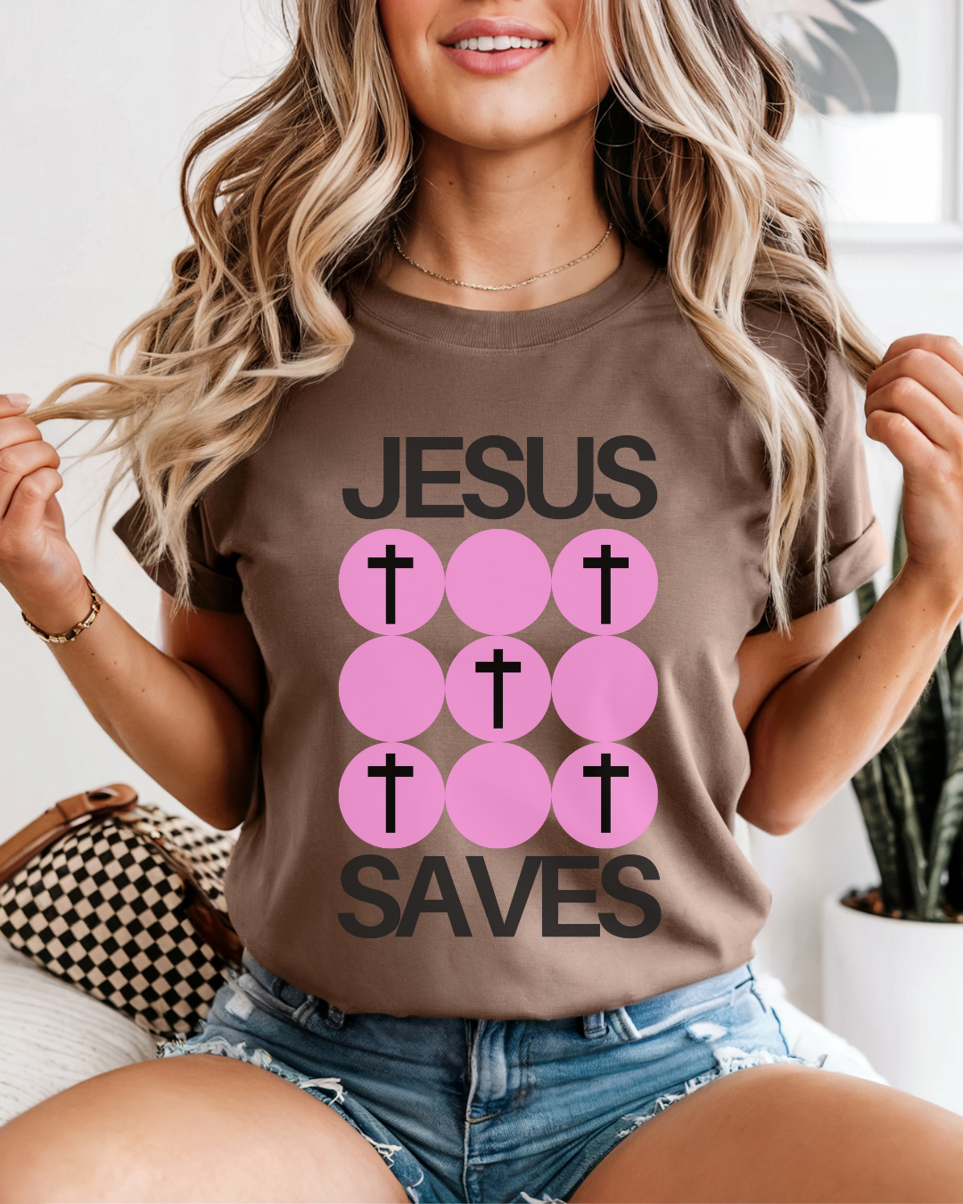 Jesus Saves (Unisex Garment-Dyed T-shirt)