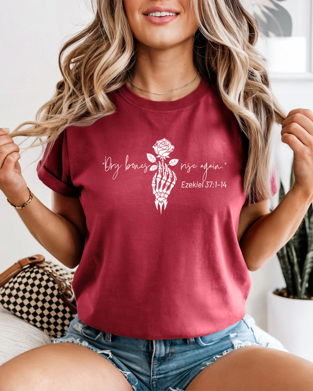 Dry Bones Rise Again (Unisex Garment-Dyed T-shirt)