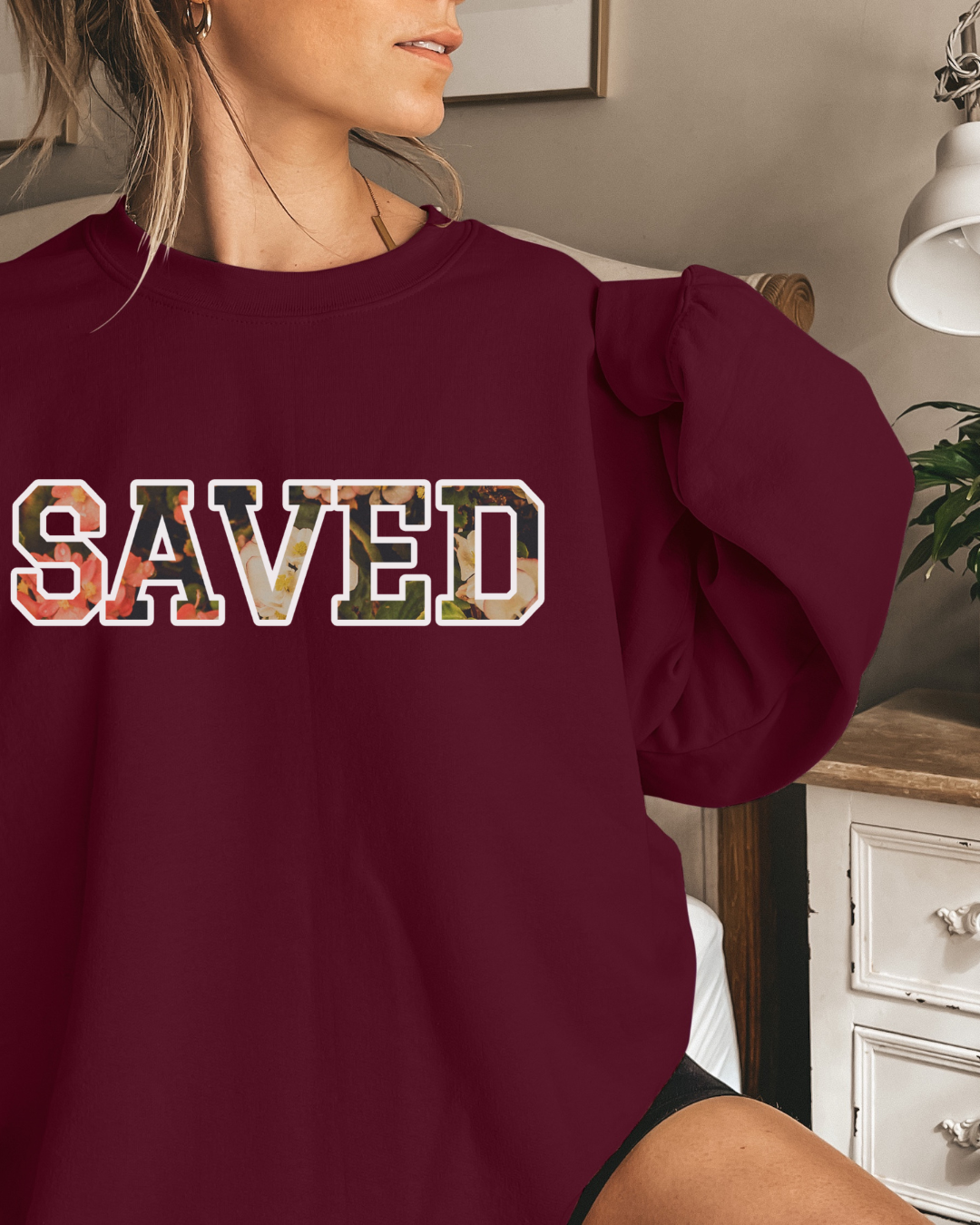 SAVED (Unisex Heavy Blend™ Crewneck Sweatshirt)