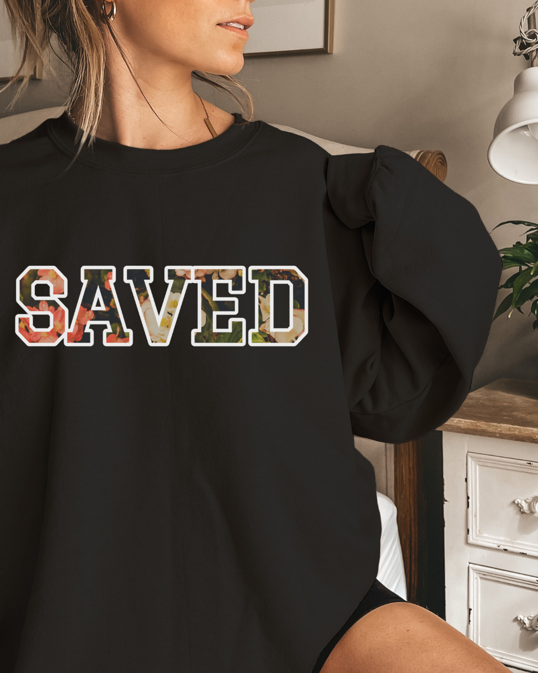 SAVED (Unisex Heavy Blend™ Crewneck Sweatshirt)