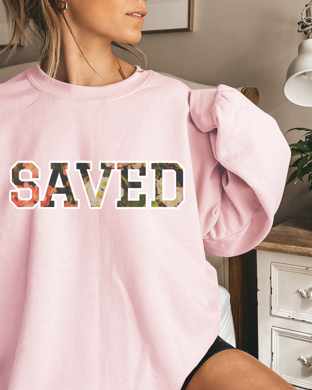 SAVED (Unisex Heavy Blend™ Crewneck Sweatshirt)