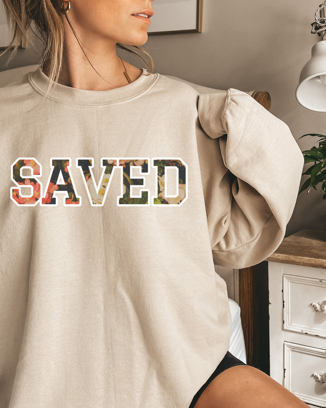 SAVED (Unisex Heavy Blend™ Crewneck Sweatshirt)