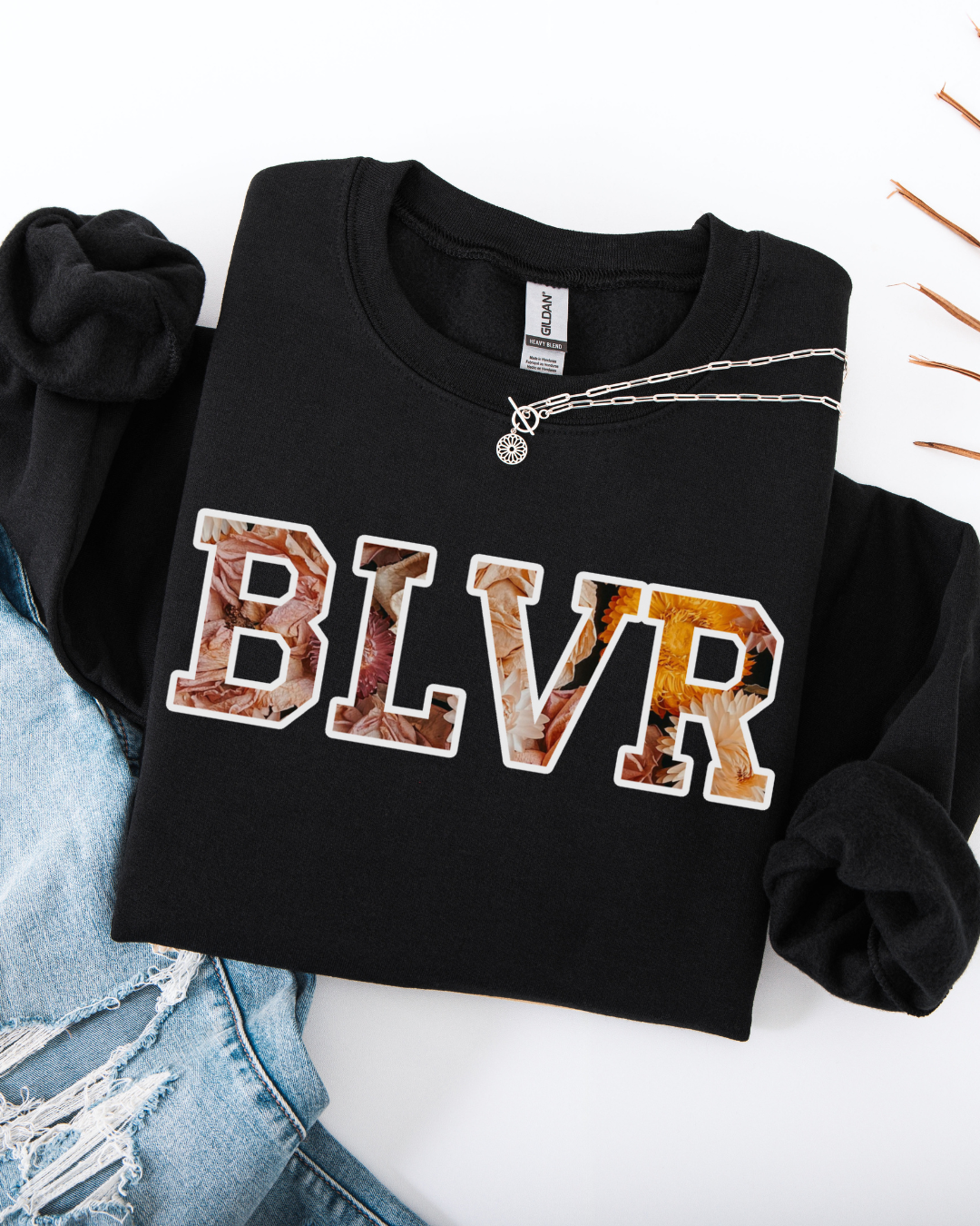 BLVR (Unisex Heavy Blend™ Crewneck Sweatshirt)