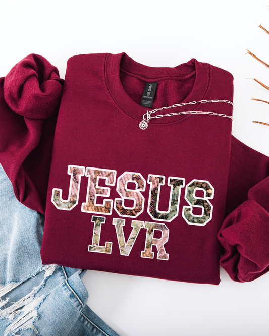 JESUS LVR (Unisex Heavy Blend™ Crewneck Sweatshirt)