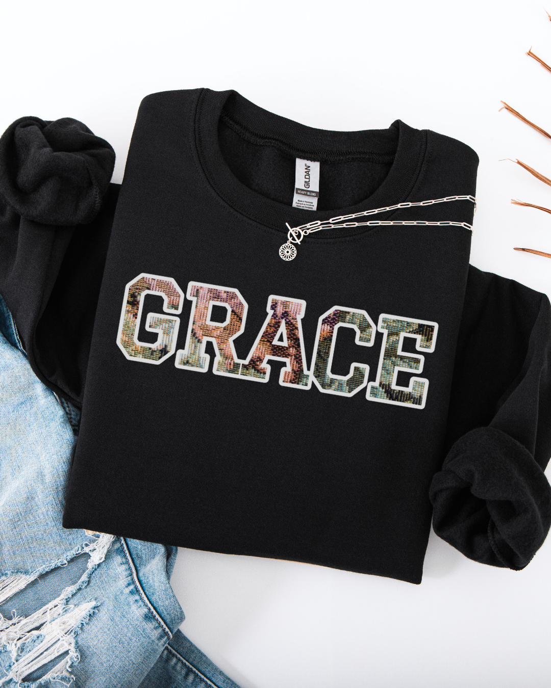 GRACE (Unisex Heavy Blend™ Crewneck Sweatshirt)