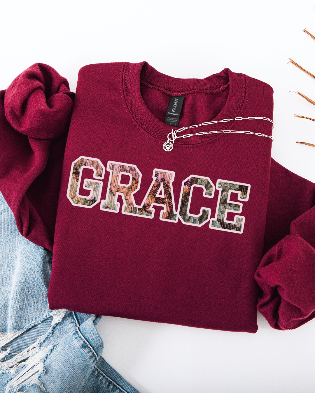 GRACE (Unisex Heavy Blend™ Crewneck Sweatshirt)